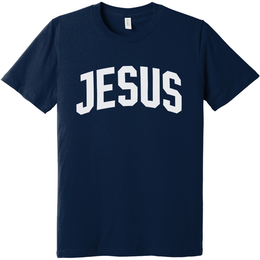Jesus Men's Shirt in navy color