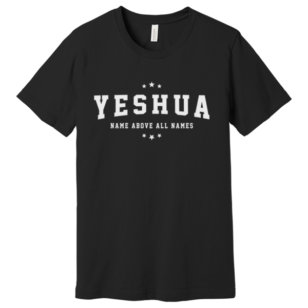 Yeshua Name Above All Names Women’s Shirt in black color
