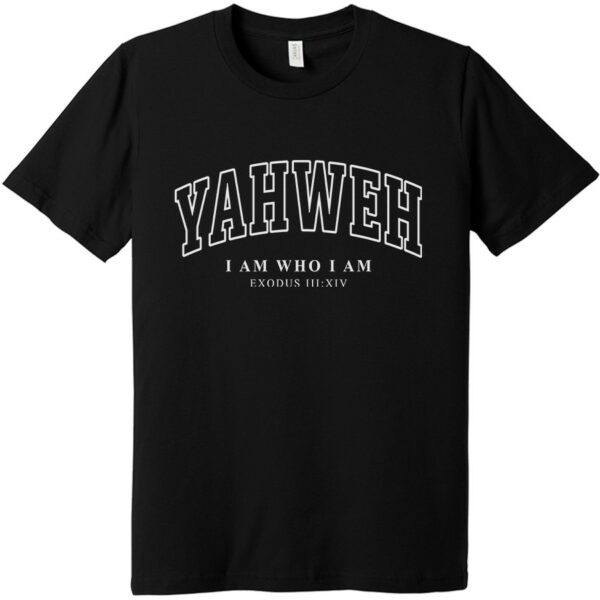 Yahweh I Am Who I Am Men's Shirt in black color